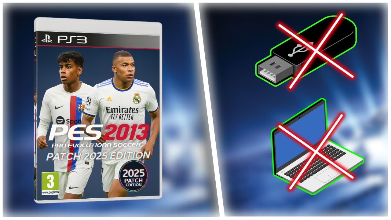 How to Install PES 2013 2025 Patch DIRECTLY on PS3 (No PC or USB Needed!) – Easy Tutorial