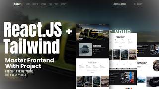 React JS and Tailwind Car Rental App | Master Frontend in React and Tailwind CSS