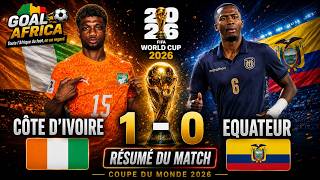 2026 World Cup – Ivory Coast beats Ecuador 1-0 – Match Highlights