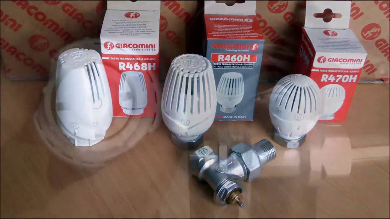Nasadenie termostatickych hlavic Giacomini - YouTube
