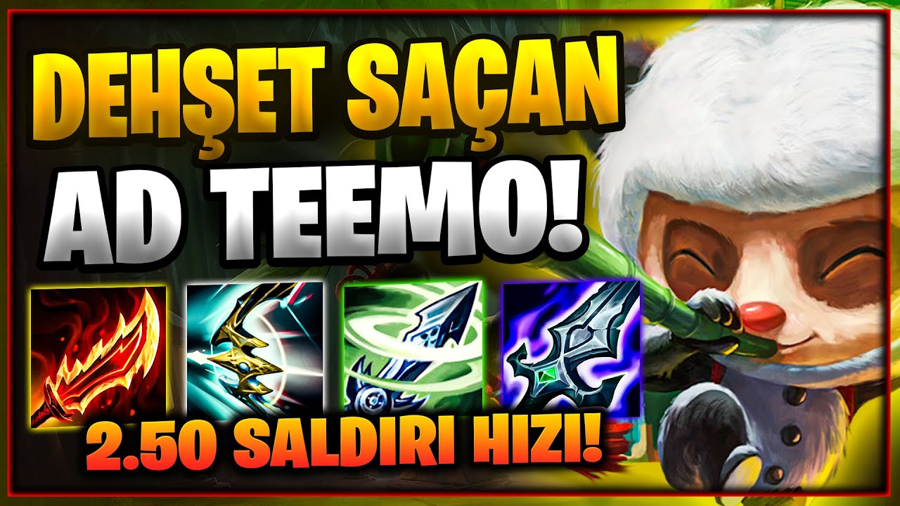 AD Teemo Severler BURAYA!🎯 2 Maç FULL+FULL Saldırı Hızı Teemo!