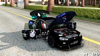 Nissan Skyline GT R BNR34 Mio Akiyama Itasha | #64 New Cars / Vehicles 7 to GTA San Andreas [ENB]