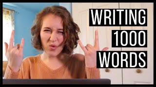 When You Write 1000 Words - Writers Be Like