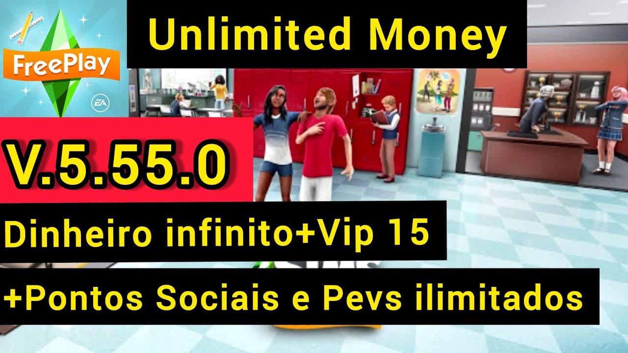 The Sims Freeplay V5.55.0 Vip 15 Unlimited Money 😱 YouTube