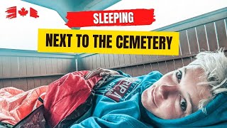 I Slept Outdoors Next to the Cemetery - Best Night Ever! Motovlog from Newfoundland! - EP. 176