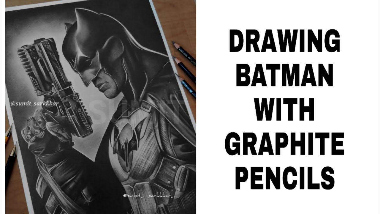 The Batman Drawing by Thomas Bosnes | Saatchi Art