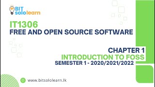 1. Introduction to FOSS