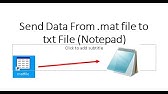 Dageraad Inleg Nationaal volkslied Convert Data from .mat File to Excel - YouTube