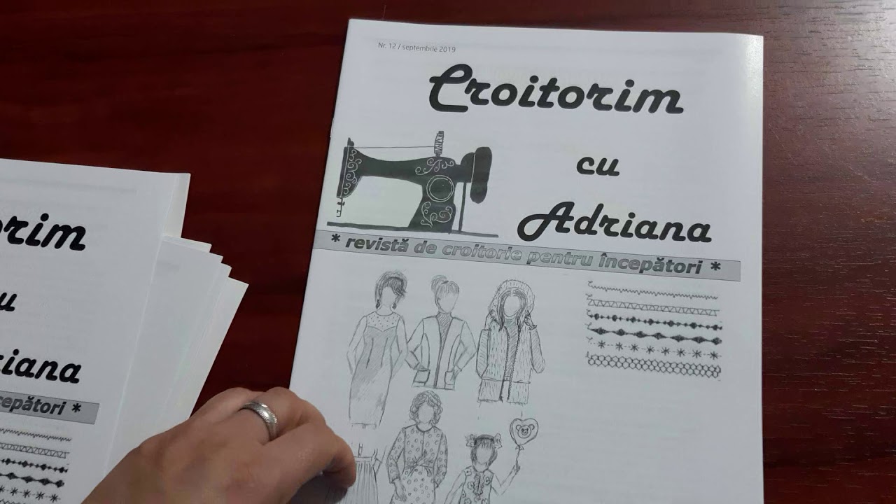 Reviste de croitorie in limba română! Croitorim cu Adriana