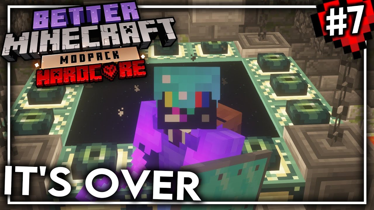 Better Minecraft Modpack HARDCORE Let's Play Ep 7 - IT's Over - YouTube