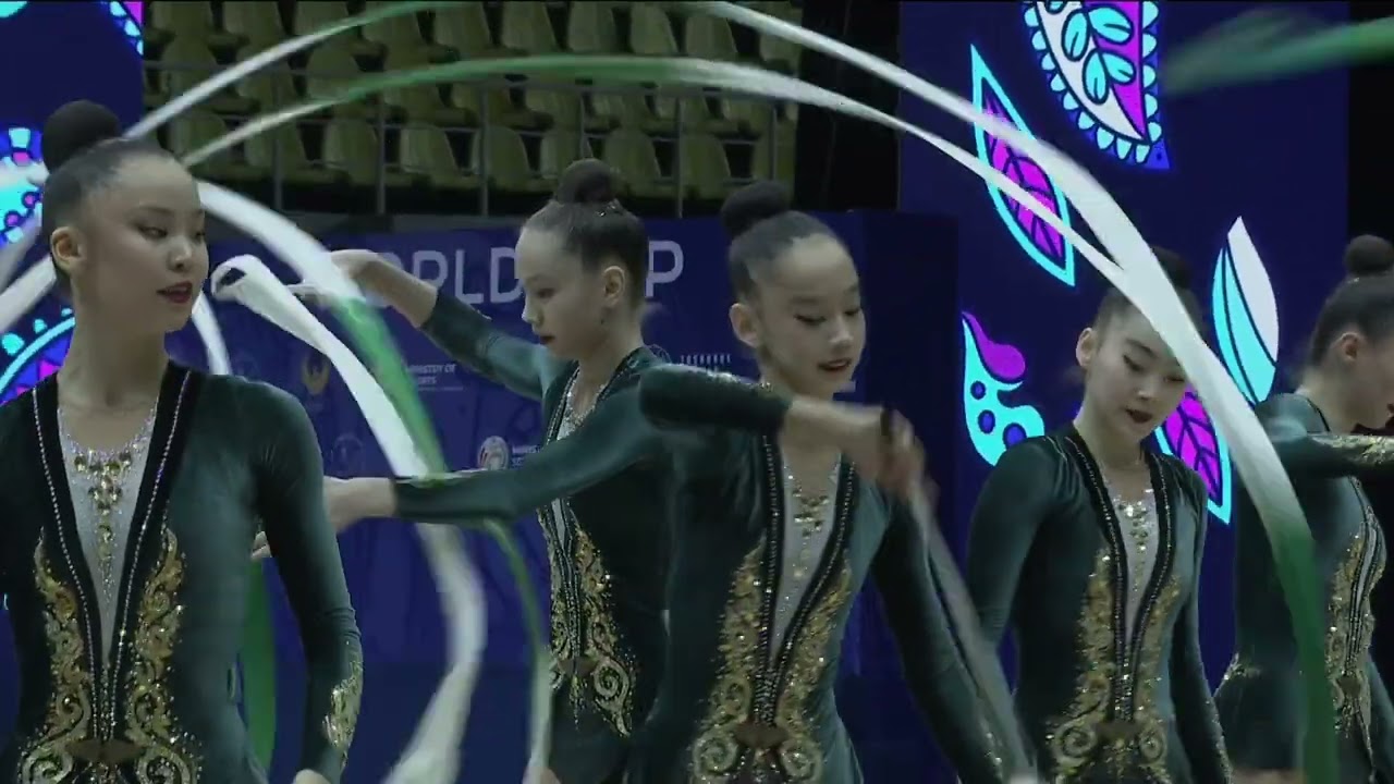 Kazakhstan - 5 Ribbons - (22,20) - World Cup - Tashkent - 27-4-25