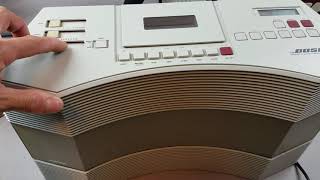 Bose Acoustic Wave Stereo Music System Aw 1 Cassette Amfm Radio W Case Read