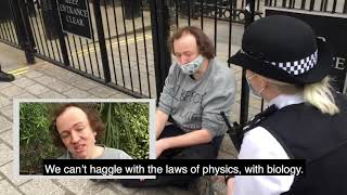 Downing Street Lock-On: Scientist Rebellion Activist Arrested