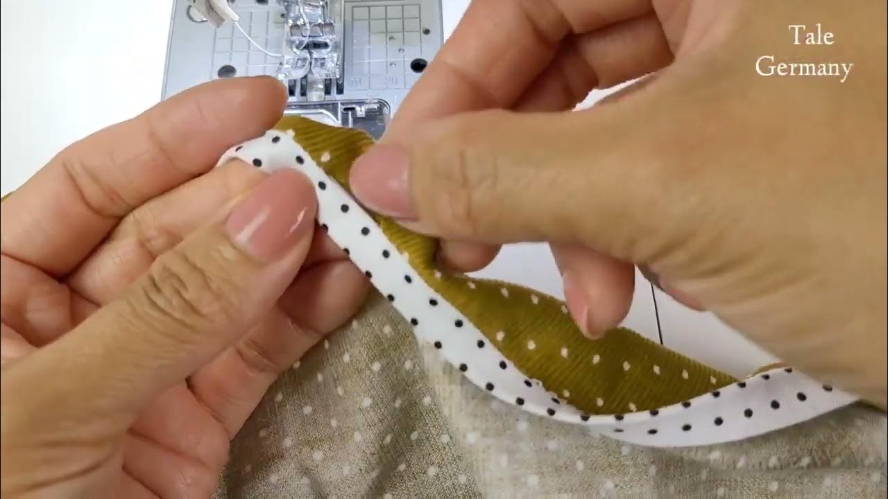 Important Techniques to sew Bias Binding around curves & Neckline YouTube