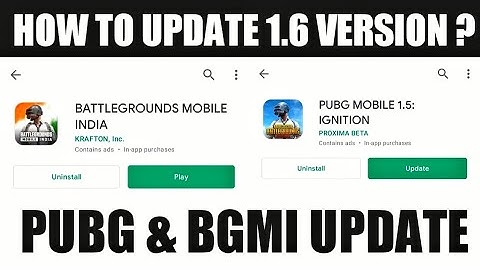 HOW TO UPDATE BGMI 1.6  VERSION | HOW TO UPDATE PUBG 1.6 VERSION | HOW TO DOWNLOAD 1.5 UPDATED