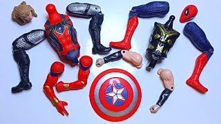 Assemble Marvel Toys ~ THOR VS SPIDERMAN ~ Avengers Assemble Toys