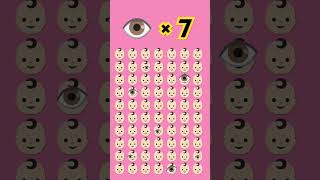 Find the 7 Eye In Emoji #shorts #subscribe #ytshorts #video #viral #subscribe #my #art #