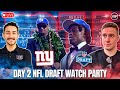 🚨 GIANTS NFL DRAFT 2026 DAY 2 WATCH PARTY | LIVE REACTION &amp; ANALYSIS