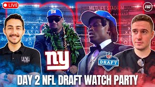 🚨 GIANTS DRAFT COLTON HOOD &amp; MALACHI FIELDS LIVE REACTION | 2026 NFL Draft 2nd Round REACTION