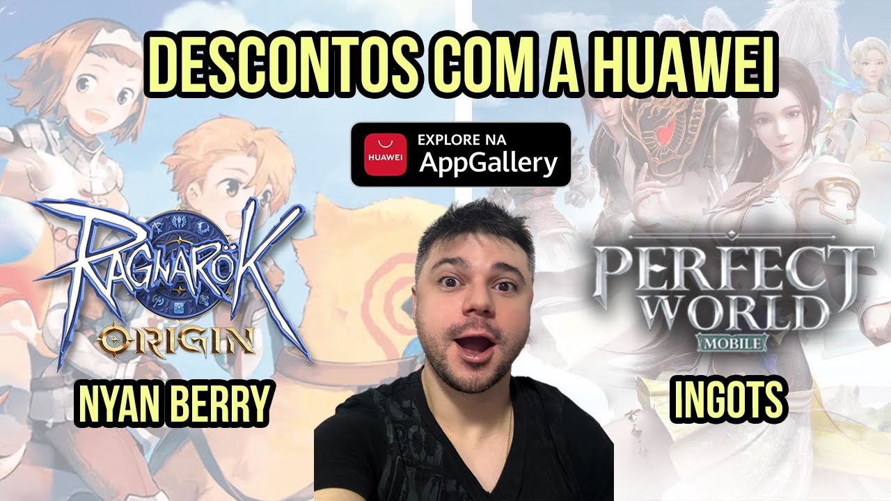 PAGUE MENOS COM APP GALLERY!! 10% DESCONTO + 10% CASHBACK RAGNAROK ORIGIN E PERFECT WORLD MOBILE