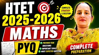 HTET PGT COMMON MATH SOLUTION 2023 BY SCR MATHS CLASSES