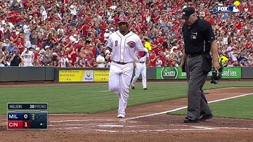 MIL@CIN: Byrd homers to give Reds a 1-0 lead