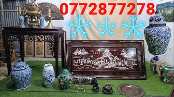 Clip 684 (22/3/2022) Ghế Nghi Gỗ Trắc Giá Rẽ, Tranh Cẩn Ốc, Đồ Xưa Cũ, Đồ Đồng, Gốm Sứ, Đồ Cổ, ltk