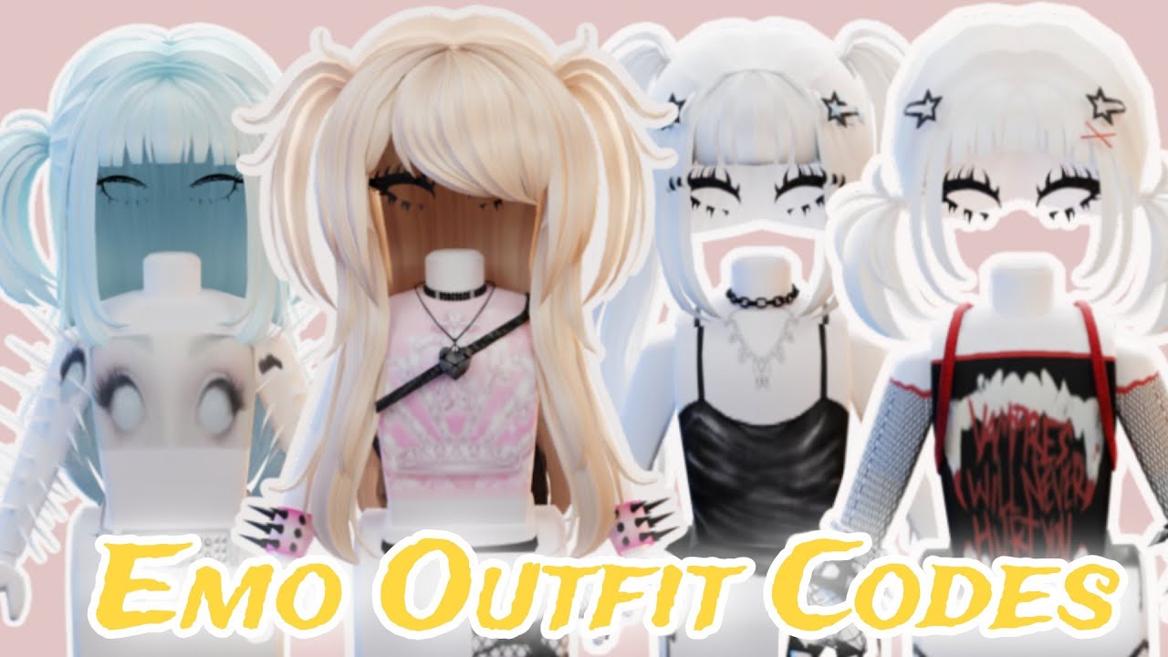 Roblox emo outfit codes for bloxburg and berry avenue | outfit codes ...