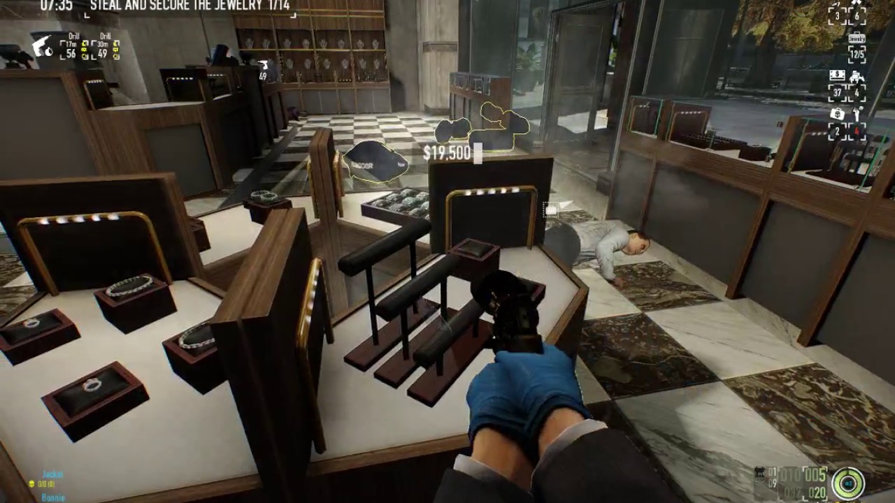 PAYDAY 2 - Shuriken Shenanigans - Solo Stealth One Down Diamond Store