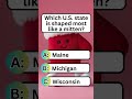 Which U.S. state is shaped most like a mitten? #shorts #usafacts #usa
