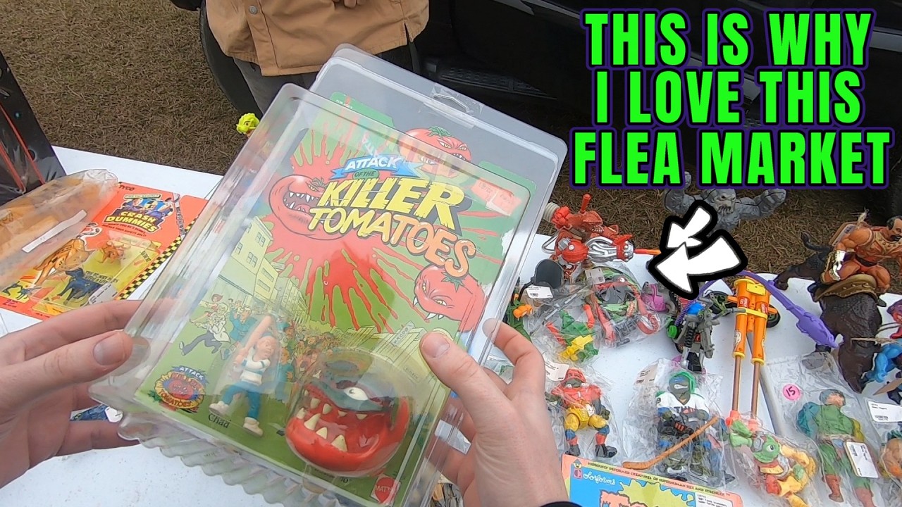 Вот почему я ВСЕГДА хожу на этот блошиный рынок в поисках игрушек… Много винтажных игрушек!