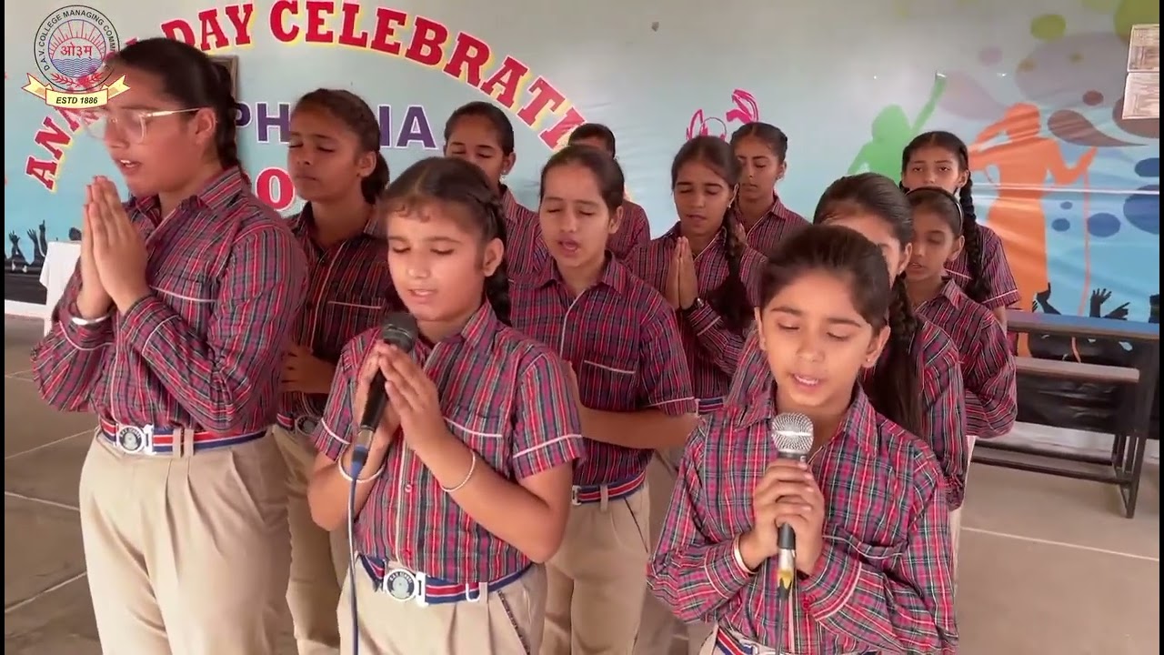Morning Prayer at DAV School, Tohana