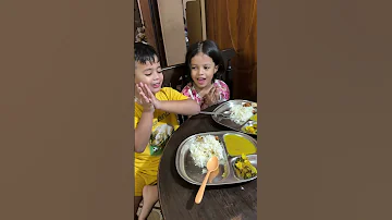 Dinner Time Shortvideo Youtubeshorts Shorts Viral Rivaahrivaan Twins 