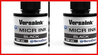 VersaInk-Nano Black MICR Ink -85ml – Magnetic Ink for Check Printers and All-in-One Inkjets