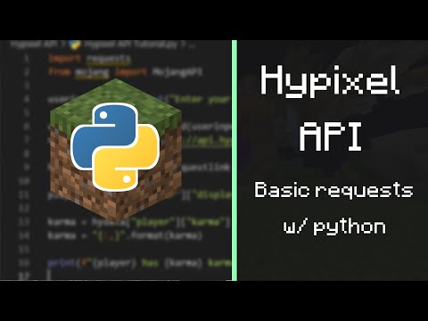 Hypixel API Tutorial