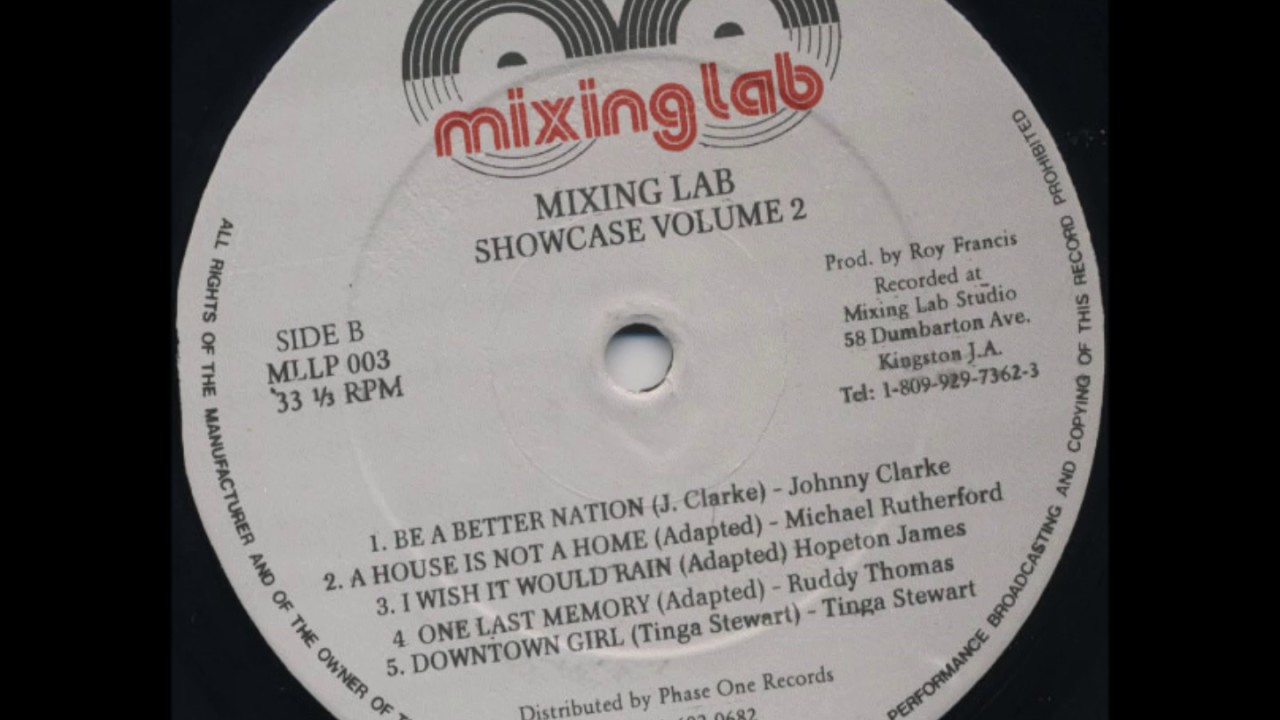 Tinga Stewart - DownTown Girl - LP Mixing Lab 1989 - LOVERS
