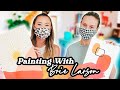 Painting with Brie Larson! | Easy DIY Wall Art