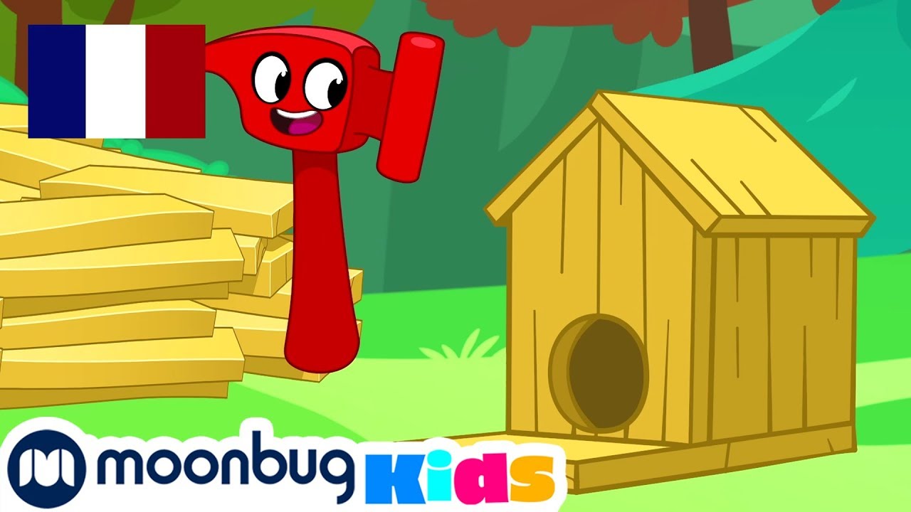 ⁣Morphle Construit des Maisons | Comptines | Vidéos Pour Enfants | Moonbug en Français