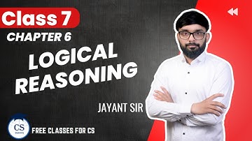 CSEET l Logical Reasoning l Logical Reasoning l Chapter 6 (Class 7) l #cseet #cspinkyryadav #cs