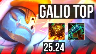 GALIO vs YUNARA (TOP) | EUW Diamond | 25.24