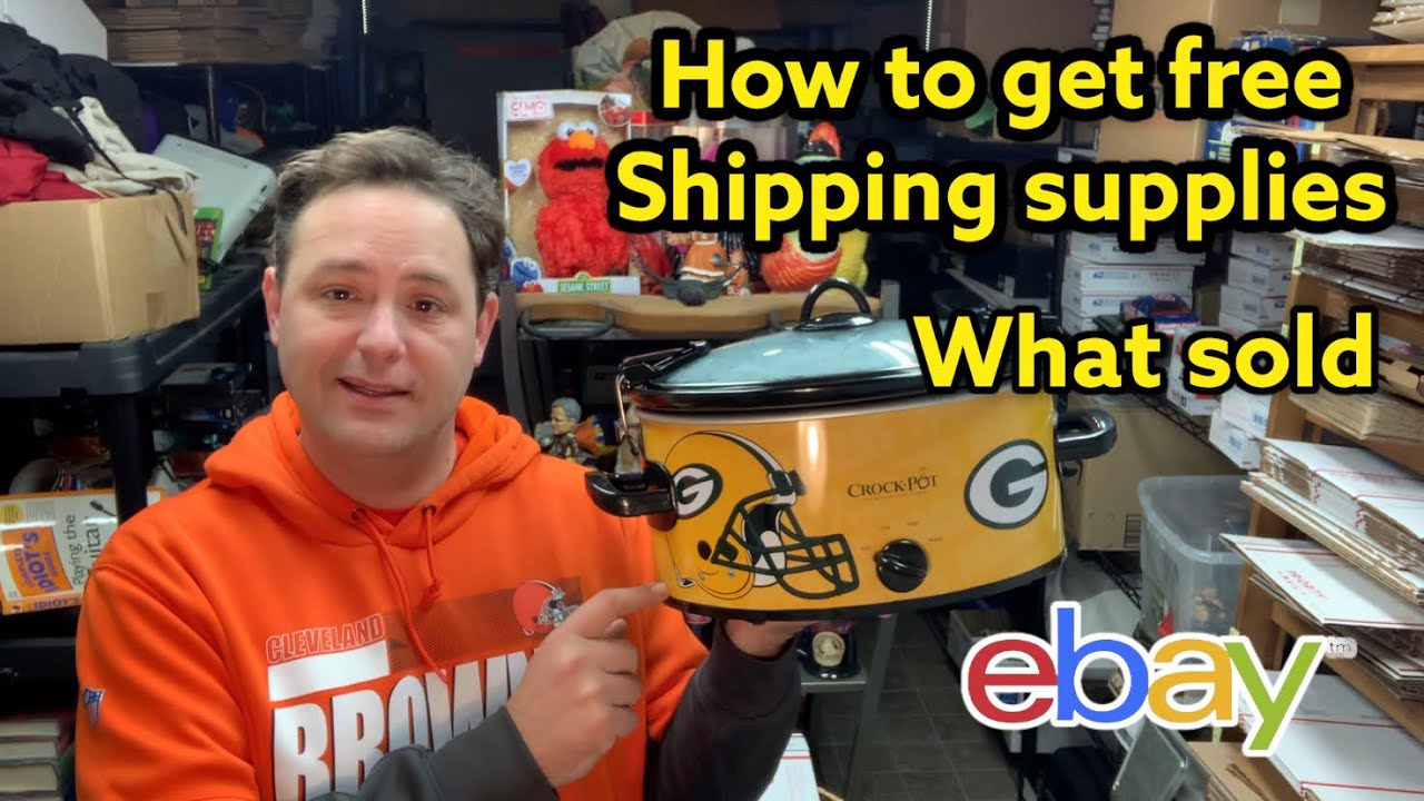 How to get free shipping supplies from eBay YouTube