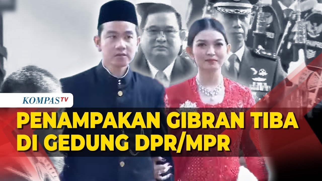 Detik-detik Gibran Tiba di Gedung MPR/DPR Didampingi Istri dan Disambut Ketua MPR Ahmad Muzani