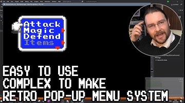 Programming a Retro Pop-Up Menu System