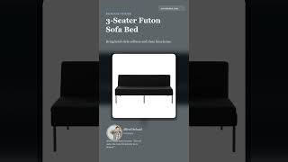 cedarcove hyperframes 03 3 seater futon sofa bed