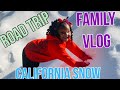 Family vlog  road trip  reno nevada  california snow  ct family