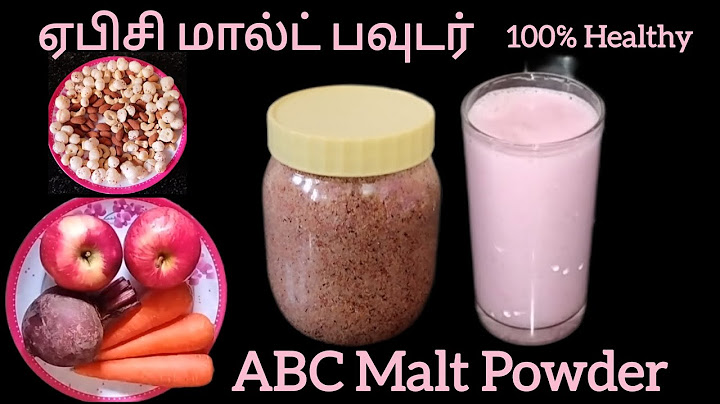 ABC Malt Recipes in Tamil | ABC மால்ட்  ரெசிபி |   ABC malt powder recipes |100℅ healthy drinks