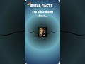 Daily Bible Facts # 81