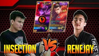 RENEJAY vs iNSECTiON Chou HIGHLIGHTS🔥Who Is The Real God Of Chou#Mlbbmyhero#mcc8