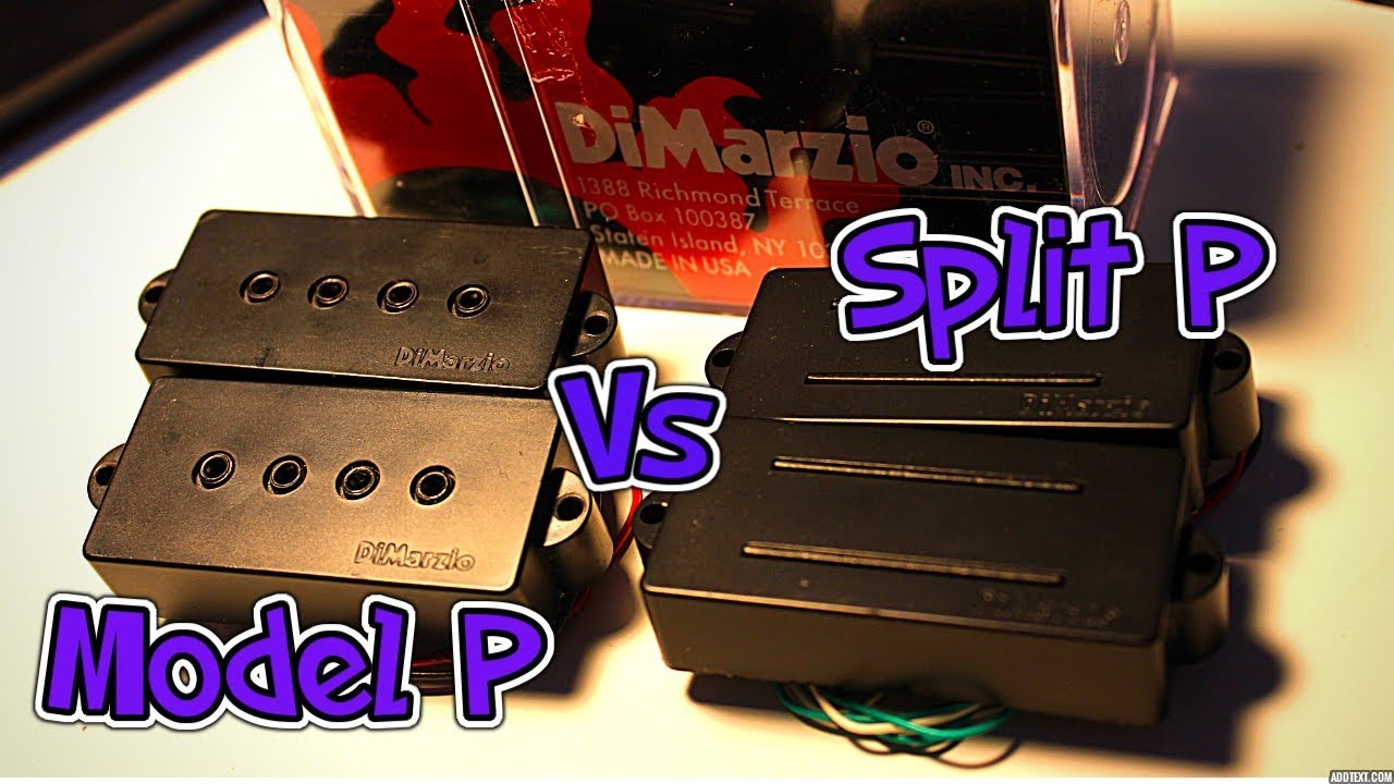 Di Marzio Model P vs Split P - YouTube