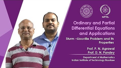 Sturm â€“Liouville problem and its properties